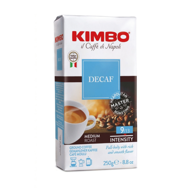 Опаковка мляно кафе без кофеин Kimbo 250 г