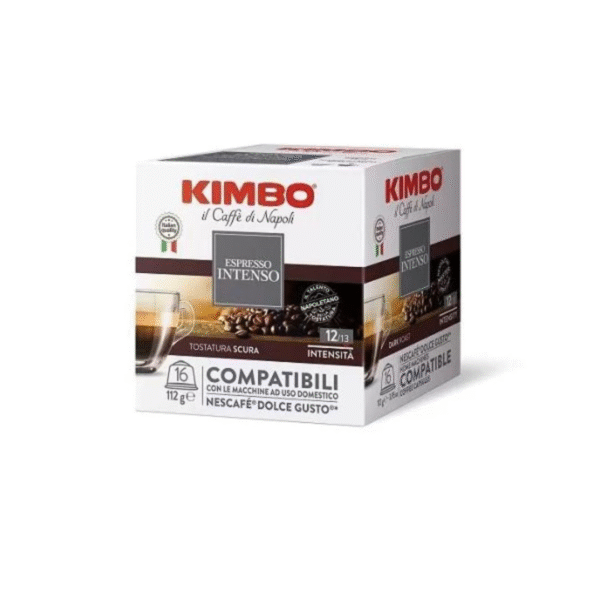 Опаковка кафе капсули Kimbo Espresso Intenso 16 бр