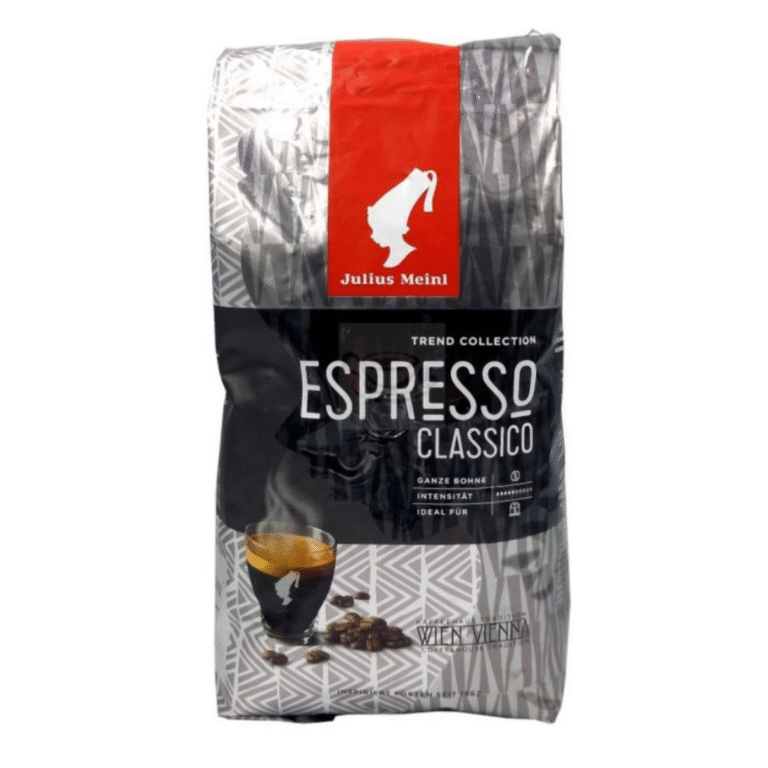 Пакет Кафе На Зърна Julius Meinl Тренд Колекшън Еспресо Класико 1 кг с лого и етикет