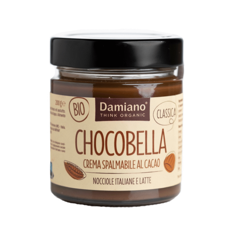 Буркан какаов крем Damiano Chocobella 200 г с лого и етикет