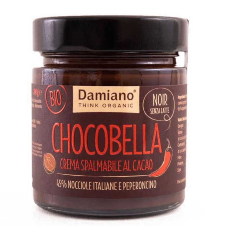 Буркан крем Damiano Chocobella с черен шоколад и люта чушка 200 г – пикантно шоколадово изкушение