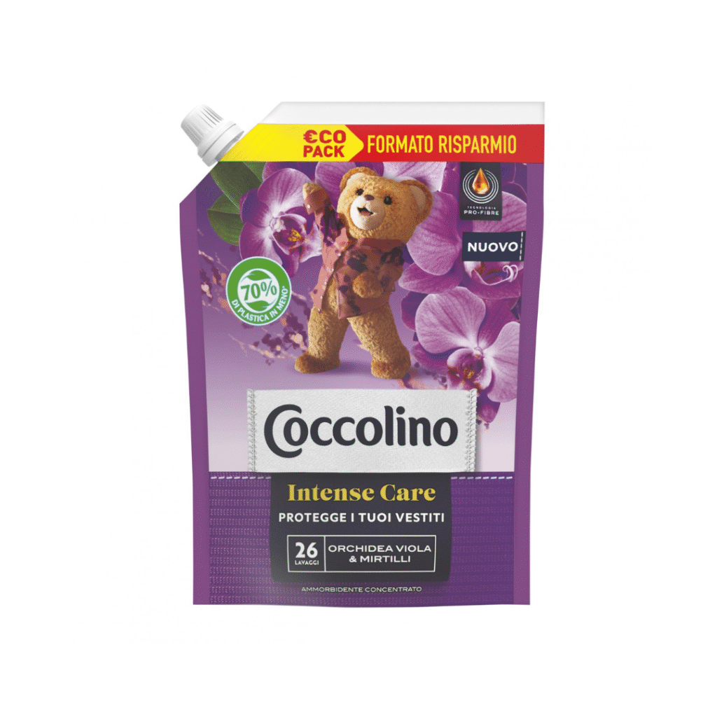 Плик омекотител Coccolino 26 пранета – орхидея и боровинки