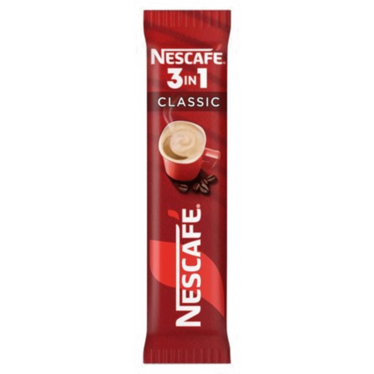 Пакетче Nescafe 3 в 1 Оригинал 16.5 г – класическо разтворимо кафе със сметана и захар