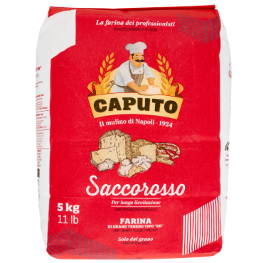 Опаковка брашно Caputo Червена Серия тип 00 – 5 кг