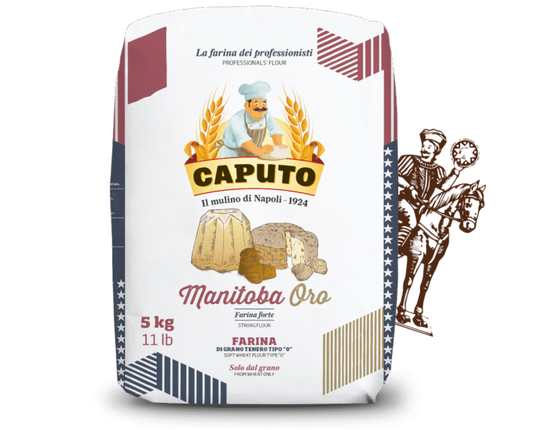 Caputo Брашно Manitoba Oro Тип 0 – 5 кг: Италианско брашно за хляб, сладкиши и теста с дълга ферментация.