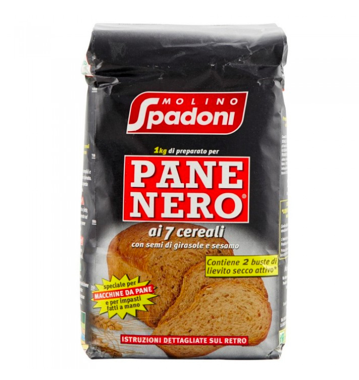 Опаковка готова смес Spadoni за черен хляб – 1 кг