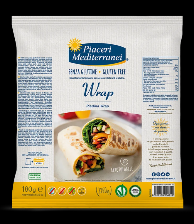 3837.png Безглутенови тортиля питки Piaceri – 180 г, гъвкави и готови за пълнене