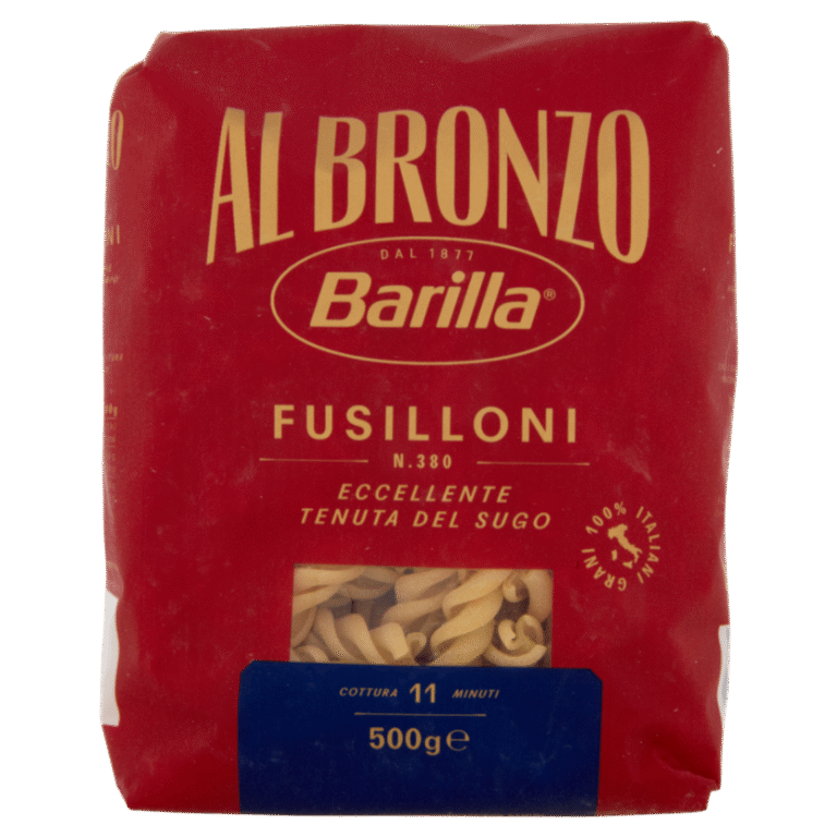 Опаковка паста Barilla фузилони 500 г – големи спираловидни форми за плътни сосове