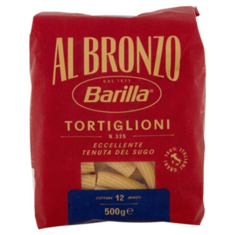 Опаковка паста Barilla тортильони 500 г – релефна спираловидна форма за гъсти сосове