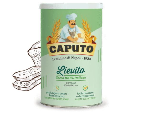 Опаковка суха мая Caputo 100 г с логото на производителя.