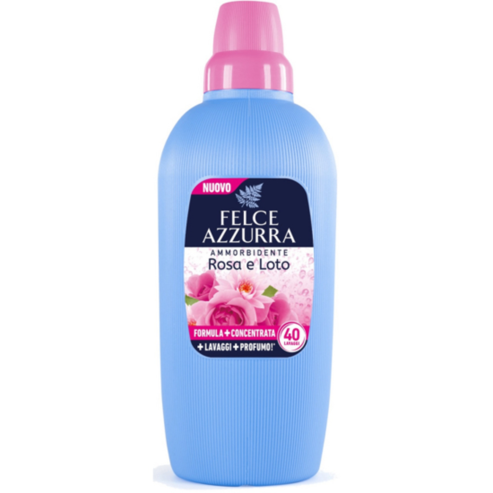4240.png Омекотител Felce Azzurra Роза И Лотос 2 Л – бутилка за 40 пранета с елегантен флорален аромат и дълготрайна мекота.