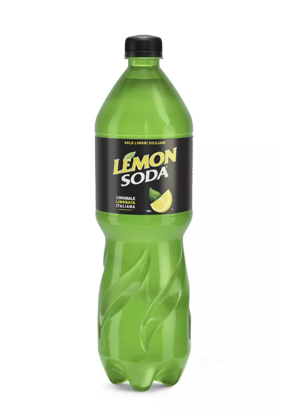 Бутилка 1.25 л Lemon Soda сода с лимон – освежаваща класическа напитка