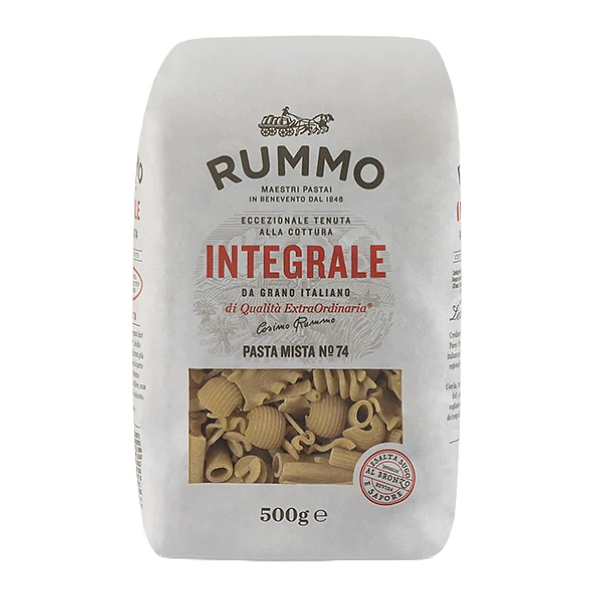 440227.png Пакет пълнозърнеста паста микс Rummo №74 500 г – микс от различни форми пълнозърнеста италианска паста