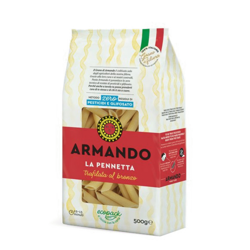 Пакет паста Penne Armando 500 г – класическа италианска паста от твърда пшеница