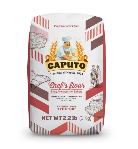Пакет брашно Chef Tipo 00 Caputo 1 кг – високо съдържание на глутен, идеално за пица, хляб и паста