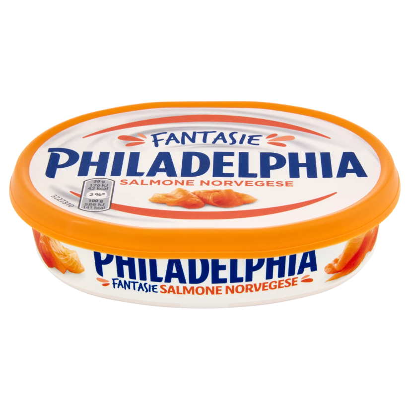 4564 Опаковка крема сирене Philadelphia със сьомга