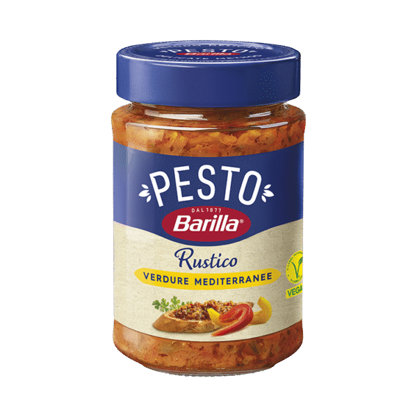 Стъклен буркан с песто Barilla Средиземноморско 200 г
