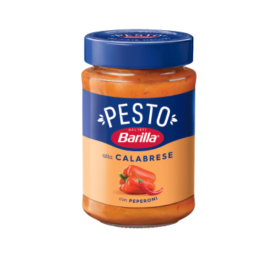 Буркан песто Barilla Калабрезе 190 г с червени чушки и лютив пипер