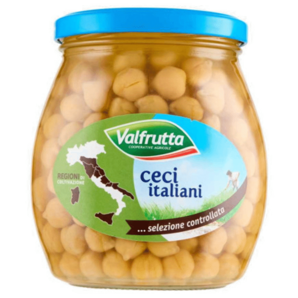 Варен нахут Valfrutta в буркан 570 грама