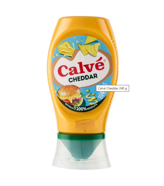 Сос Calve Чедър в пластмасова бутилка 240 мл