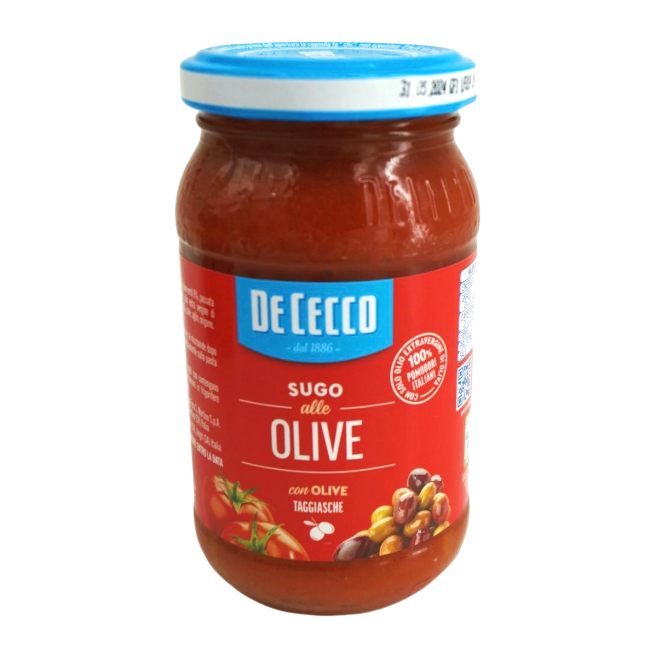 Сос De Cecco с маслини в стъклен буркан 200 г