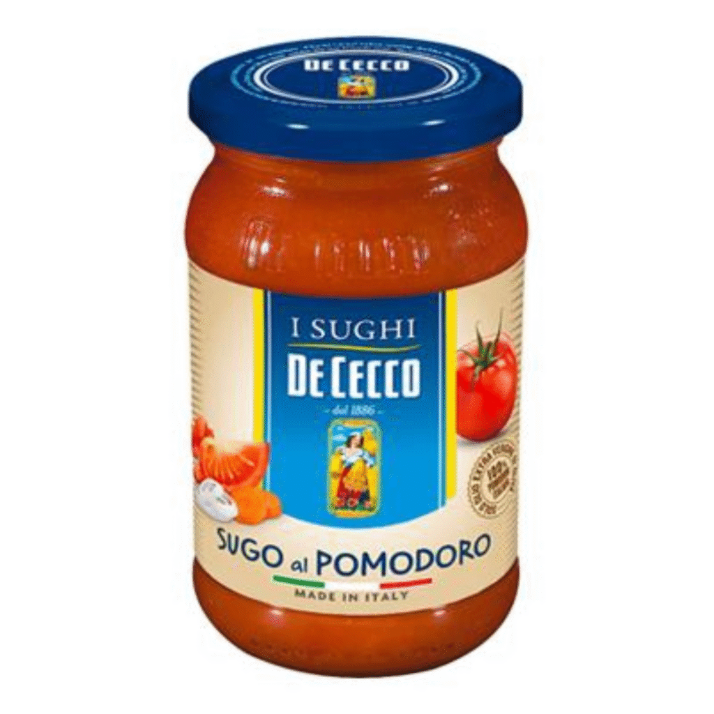 Стъклен буркан 200 г De Cecco сос с домат