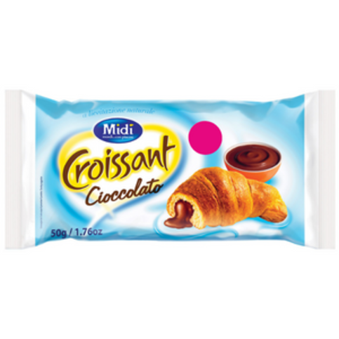 Опаковка с 6 Midi кроасана Casalini с шоколадов крем, 300 г.