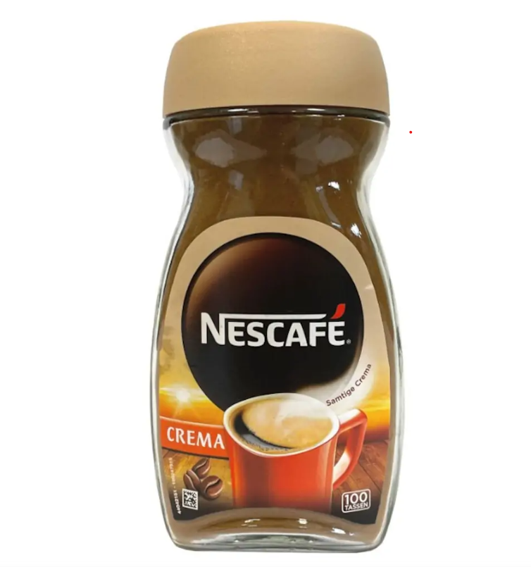 Опаковка Nescafe Classic Crema разтворимо кафе 200 г с кремообразен вкус