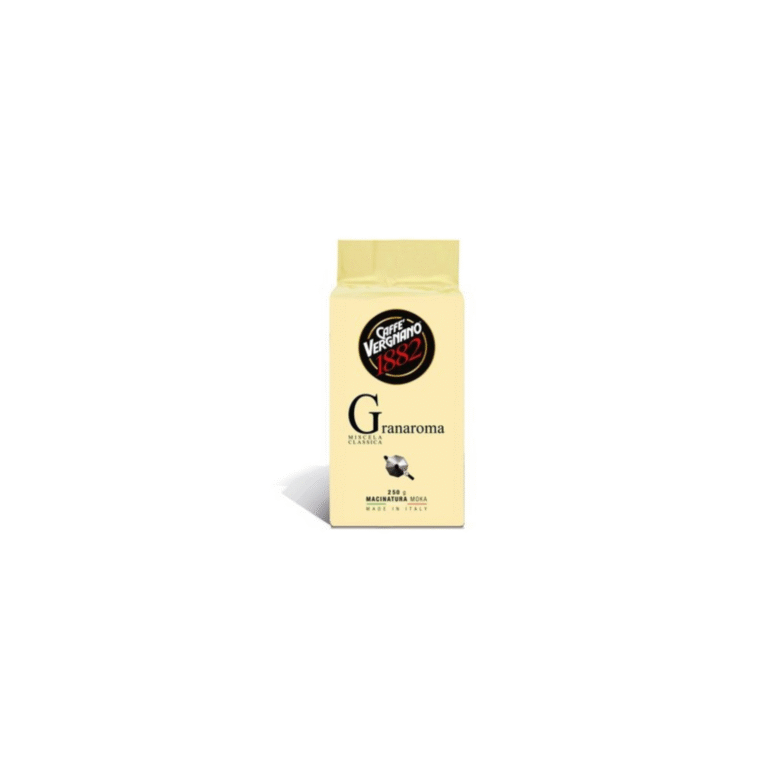 Опаковка мляно кафе Vergnano Gran Aroma 250 г с наситен аромат