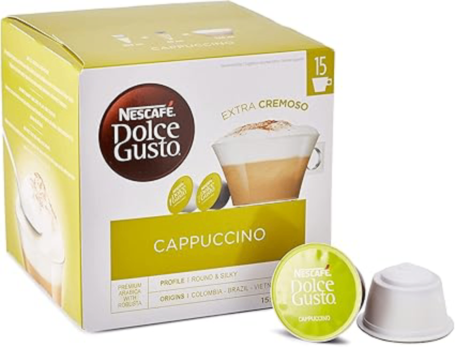 510038.png Кутия с 30 капсули Nescafe Dolce Gusto Капучино – кремообразно кафе с мляко