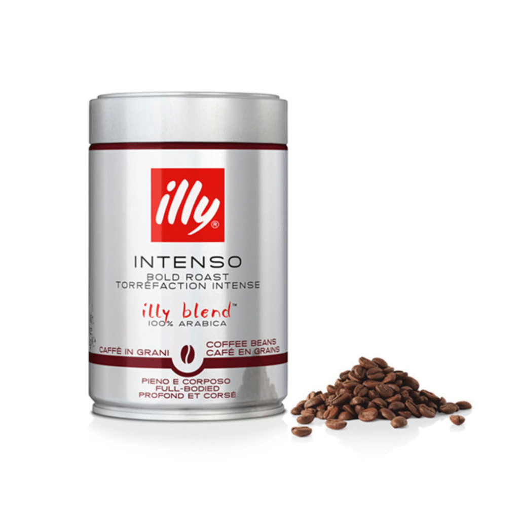 Опаковка 250g кафе на зърна Illy Intenso 100% арабика