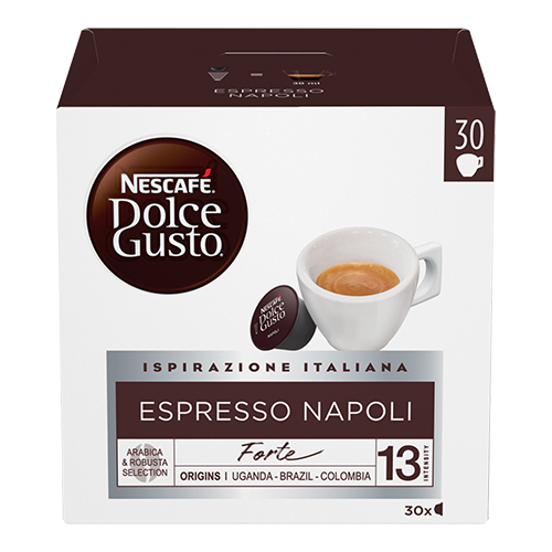 510060.png Кутия с 30 капсули Nescafe Dolce Gusto Napoli – силно еспресо с плътна крема
