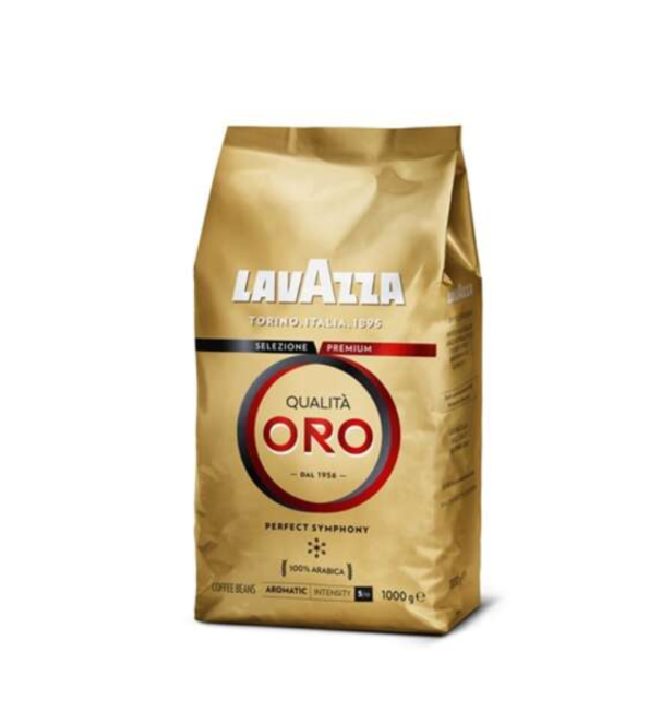 Опаковка 1 кг кафе на зърна Lavazza Qualita Oro