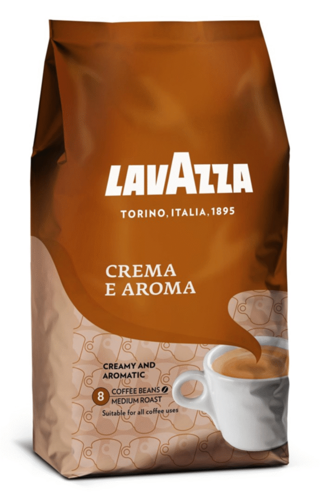 Опаковка 1 кг кафе на зърна Lavazza Crema e Aroma