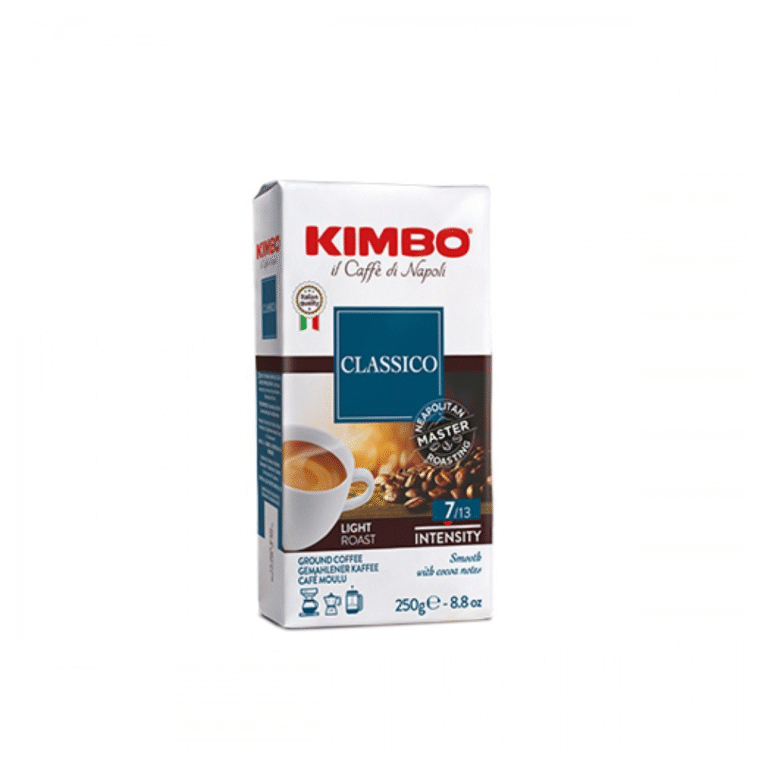 Опаковка мляно кафе Kimbo Classico 250 г с богат аромат
