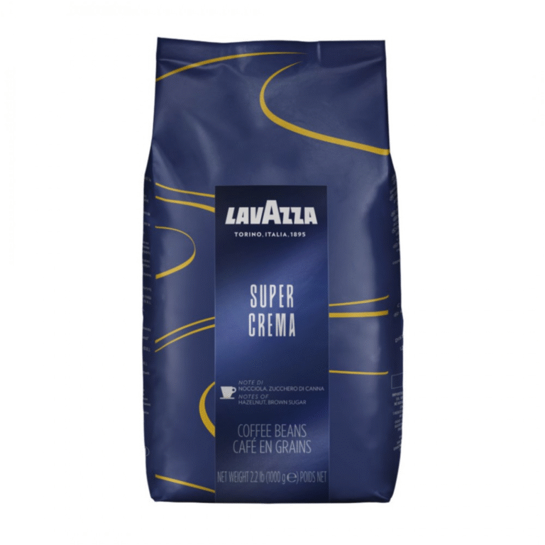 Опаковка кафе на зърна Lavazza Super Crema 1 кг – мек вкус и фина крема