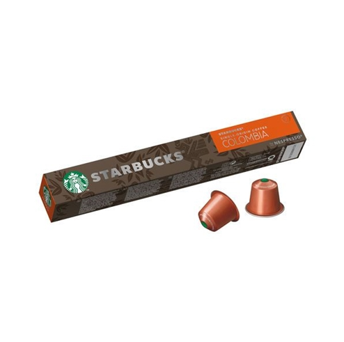Кутия с 10 кафе капсули Starbucks Colombia – съвместими с Nespresso