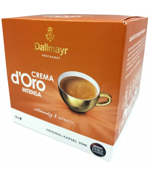 5130.png Кутия с 16 кафе капсули Nescafé Dolce Gusto Dallmayr Crema D’Oro Intensa