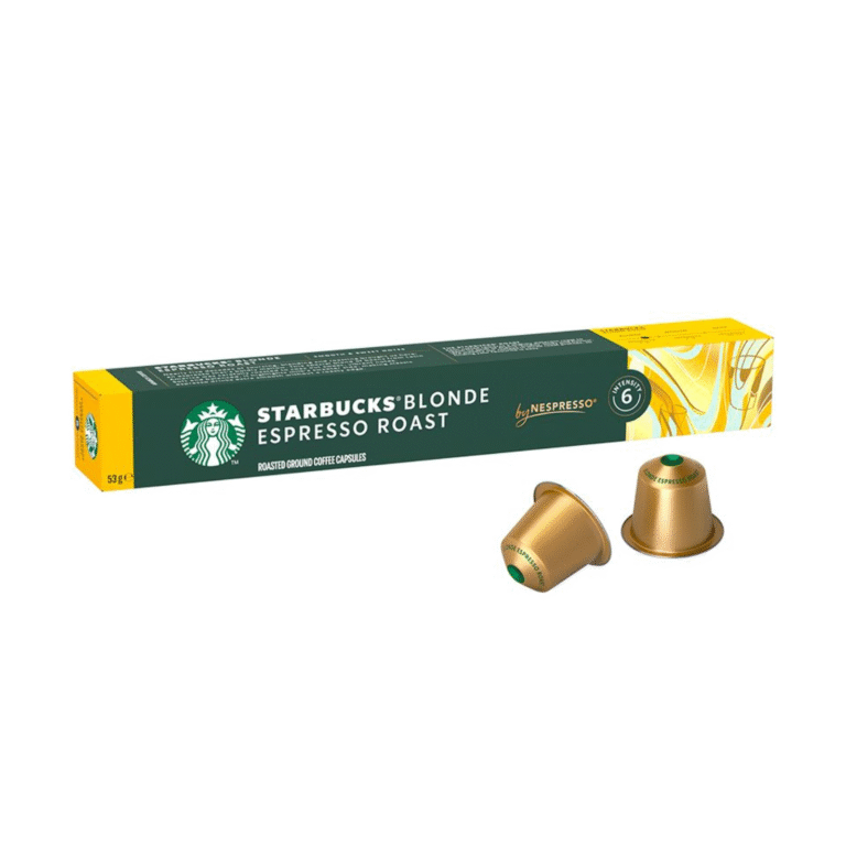 Кутия с 10 кафе капсули Starbucks Blonde Roast – съвместими с Nespresso