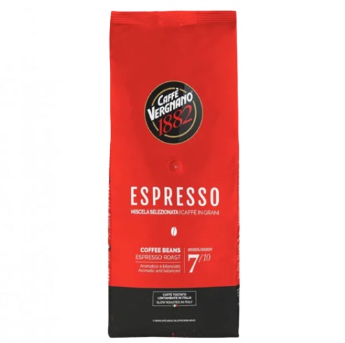 5153 Пакет кафе на зърна Vergnano Espresso 1 кг – класическо италианско еспресо с плътен вкус