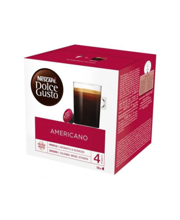Кутия с 16 капсули Nescafe Dolce Gusto Americano кафе