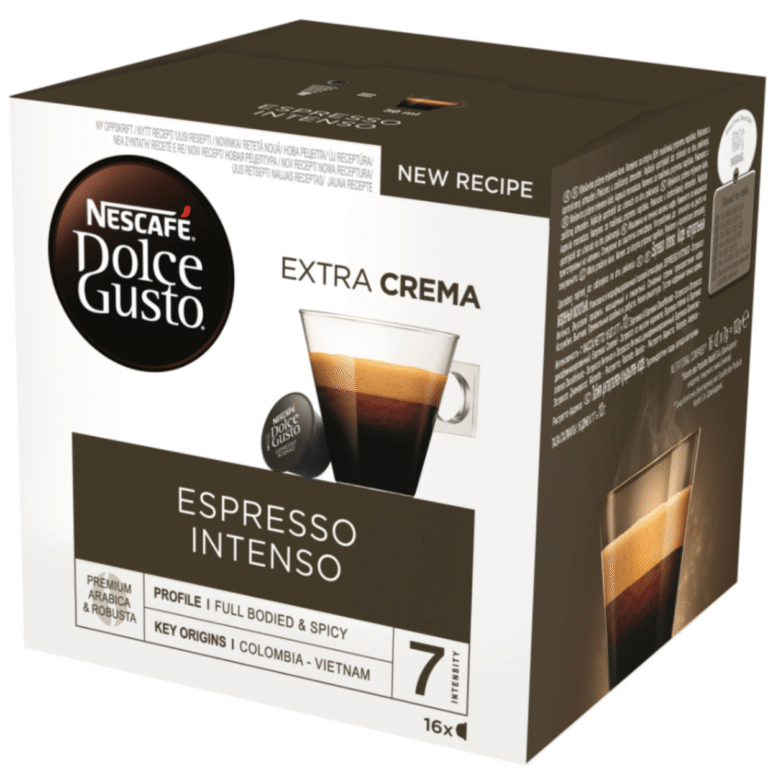 Кутия с 16 капсули Nescafe Dolce Gusto Espresso Intenso кафе