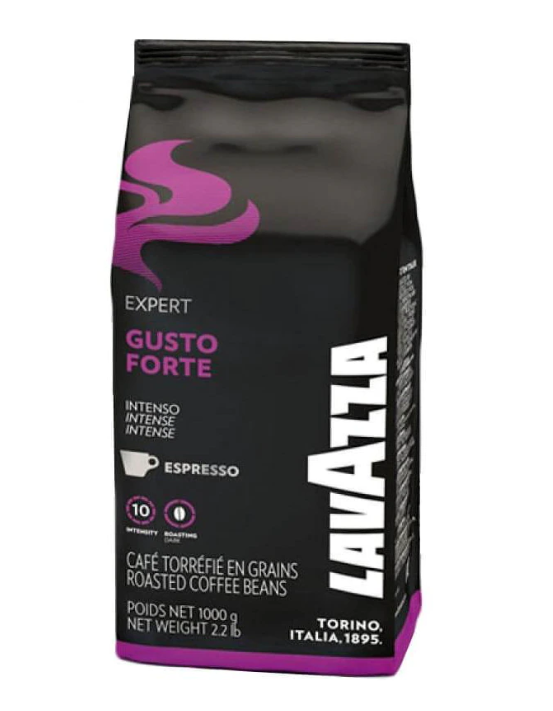 Пакет с 1 кг кафе на зърна Lavazza Expert Gusto Forte