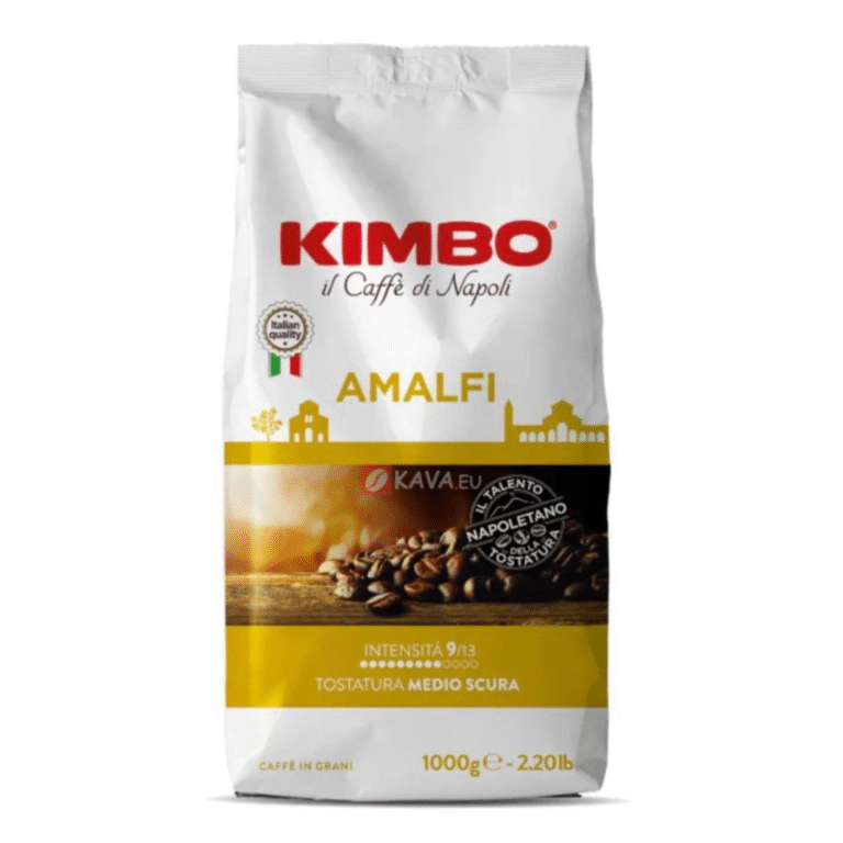 Пакет с 1 кг кафе на зърна Kimbo Amalfi 100% арабика