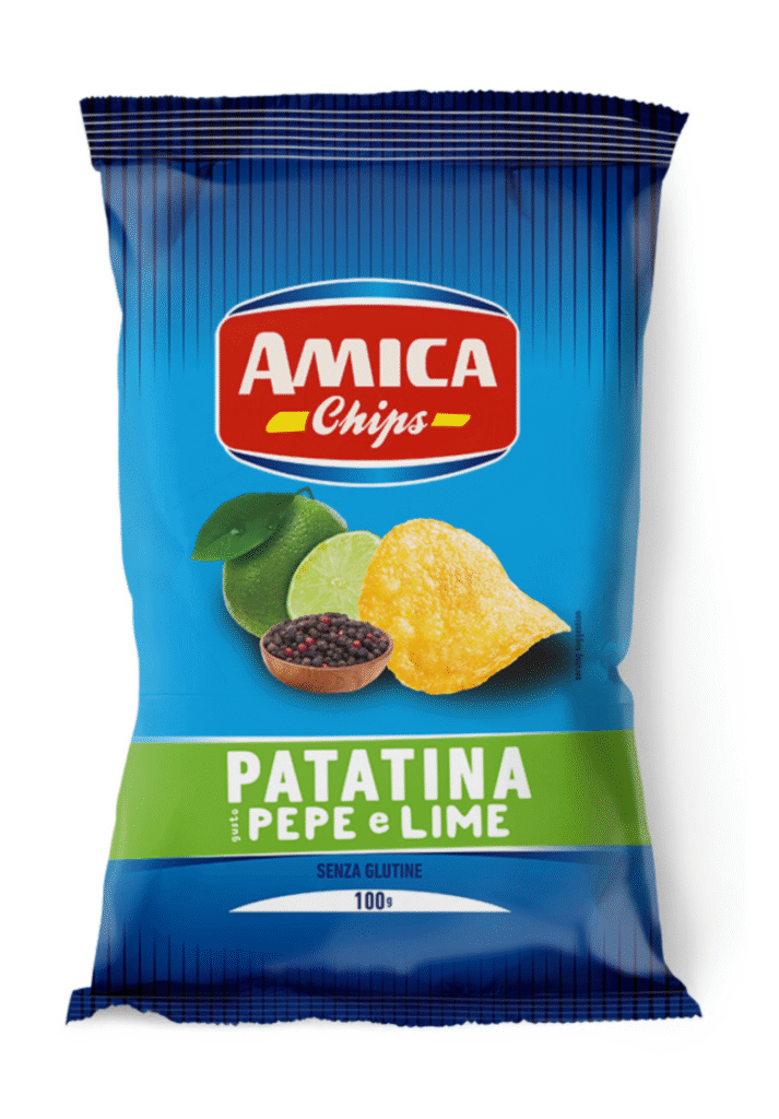 Хрупкав чипс Amica Pepper & Lime 100 г пакет