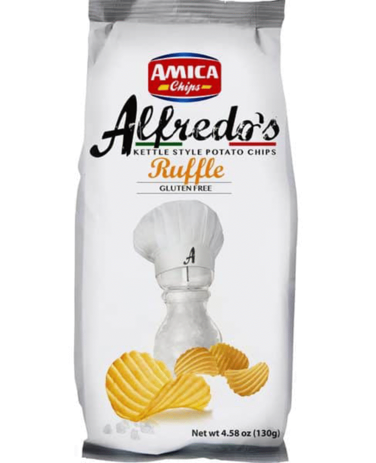 Пакет Amica Alfredo's Къдрав чипс 130 г – хрупкав чипс с италиански произход