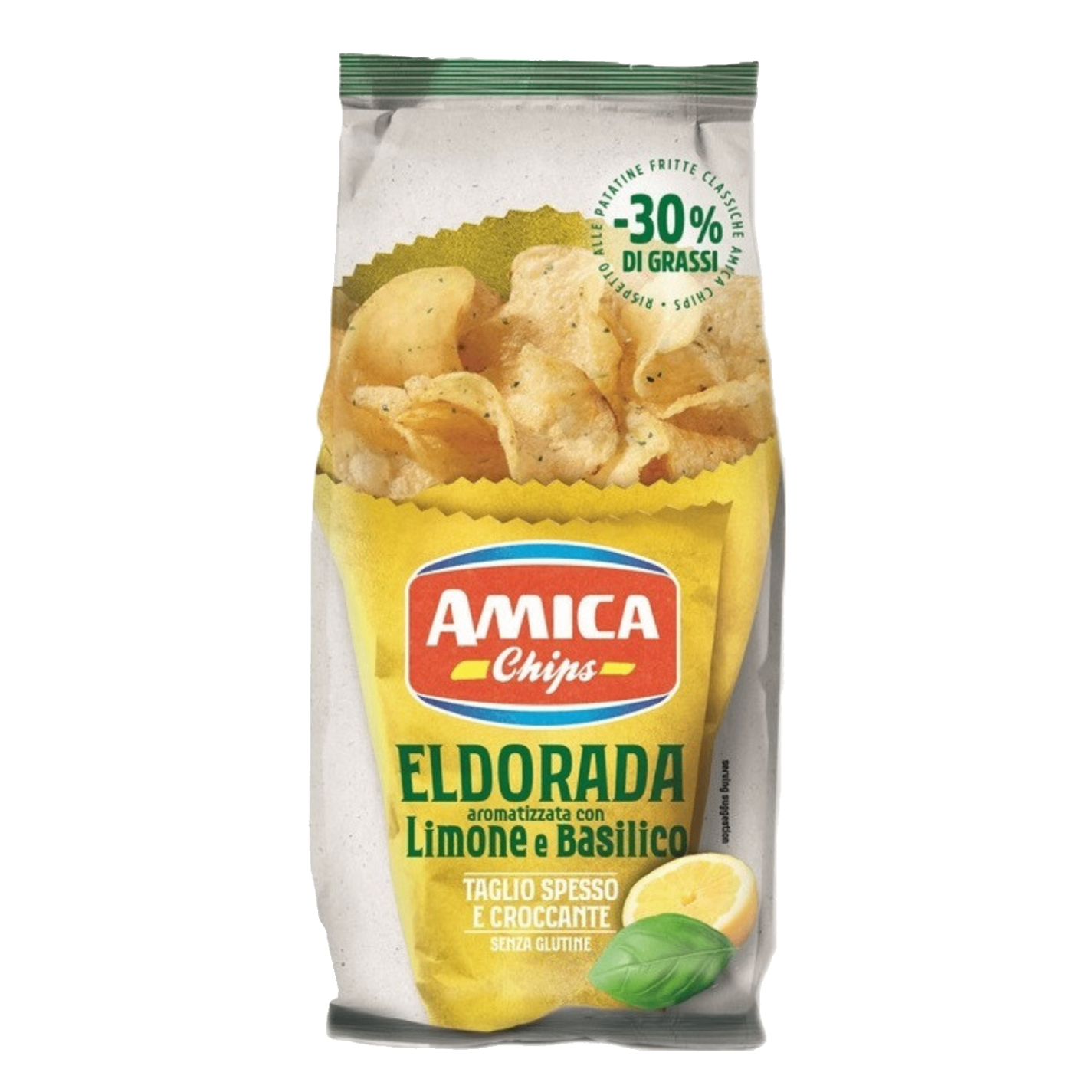 520270.png Пакет Amica Alfredo's Чипс с лимон и босилек 130 г