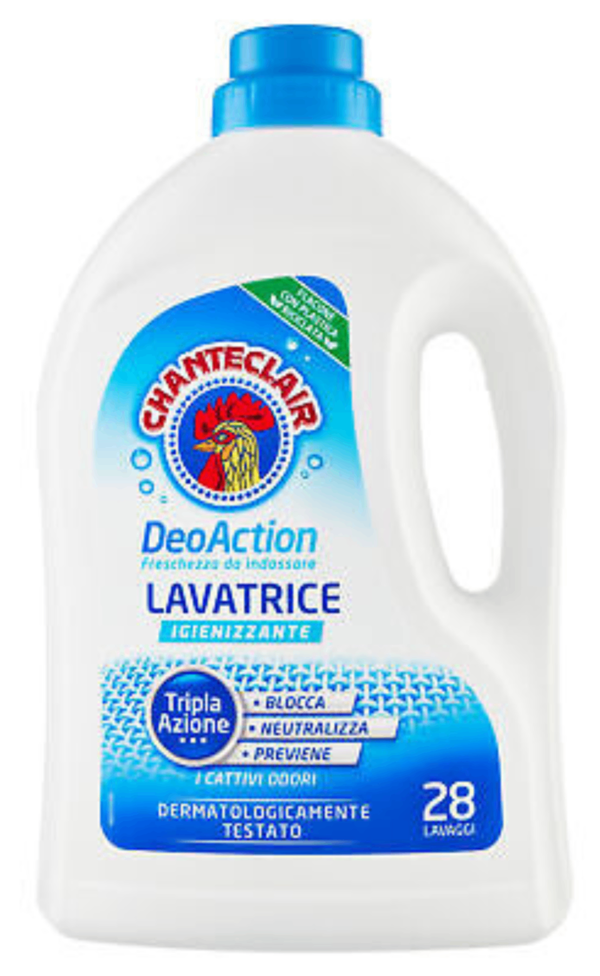 522.png Бутилка течен перилен препарат Chanteclair Deo Екшън 1.4 литра с ярък дизайн.