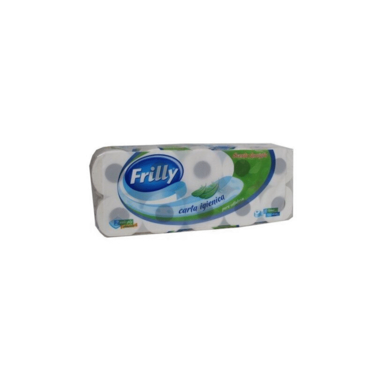 Опаковка тоалетна хартия Frilly с 10 ролки.