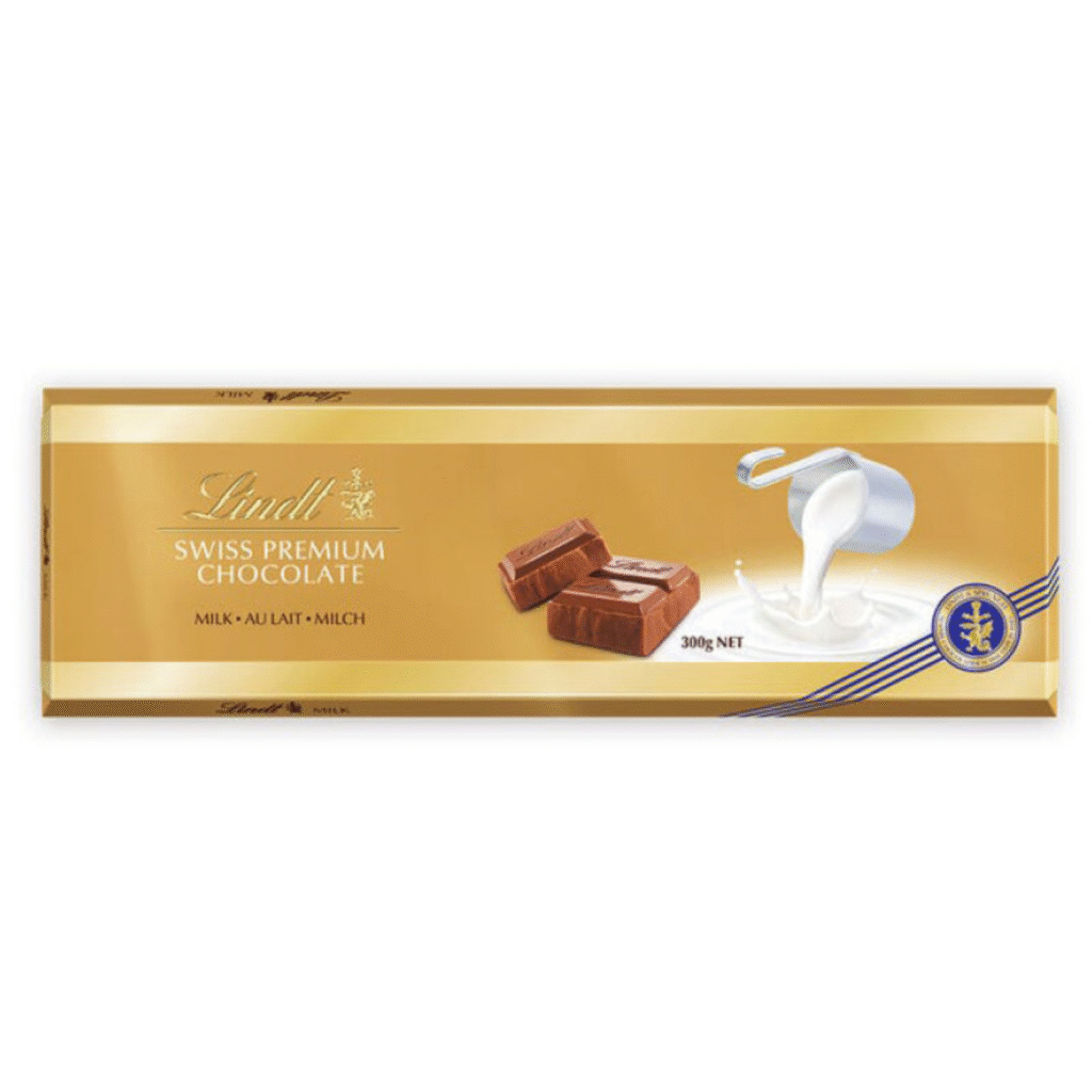 Lindt Gold млечен шоколад, луксозна златна опаковка, 300 г